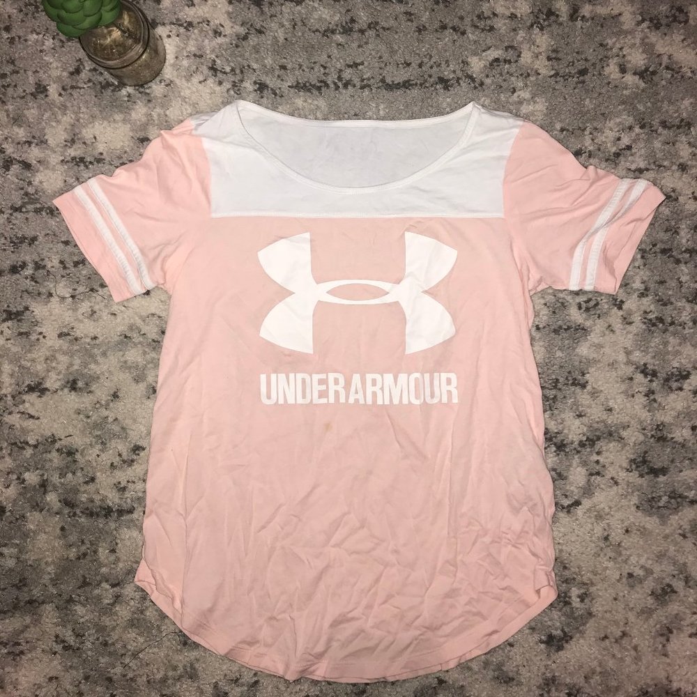 Girls Under Armour T Shirt Size Youth XL Adult XS